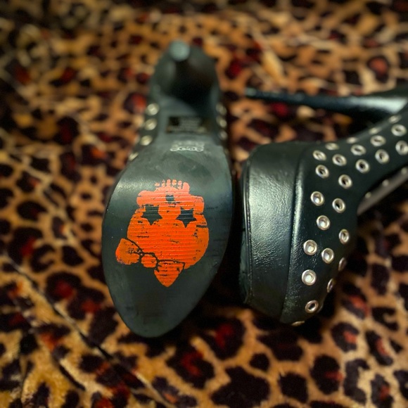 Abbey Dawn Holly Chart Topper Platform- Black  size 7 US NEW - Picture 14 of 16